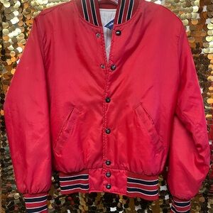 Holloway Red and Black Varsity Jacket